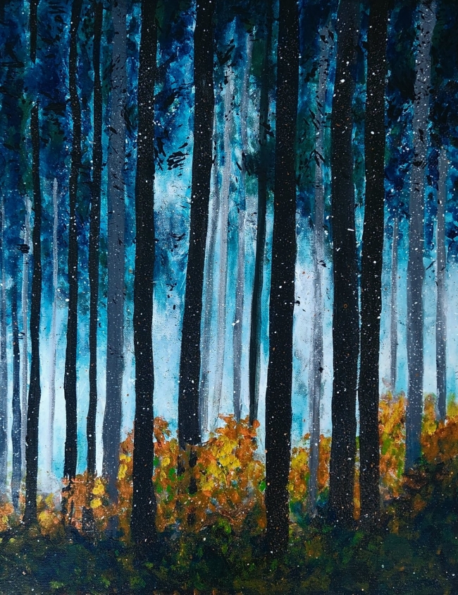 Forêt bleue
